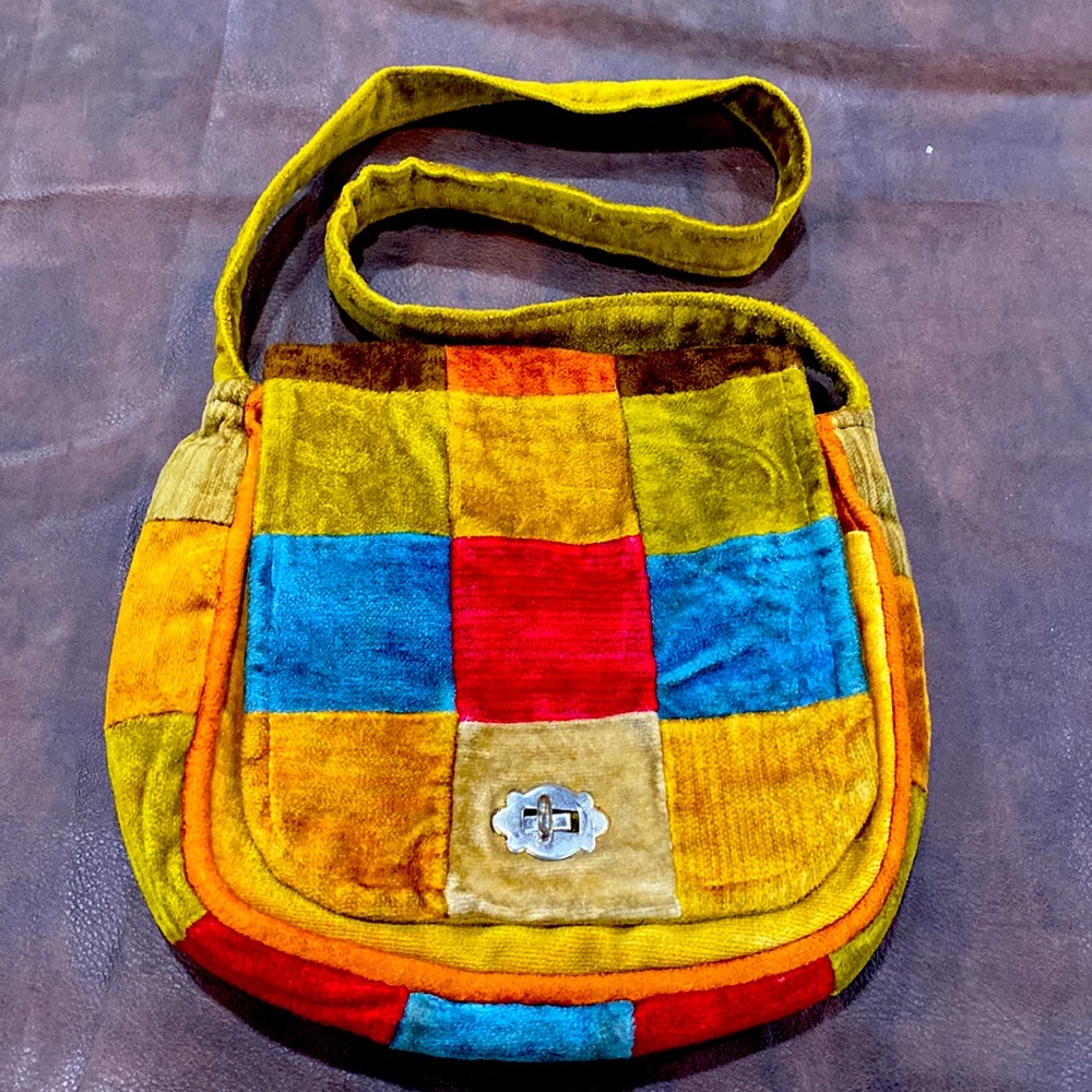 Vintage Patchwork Hobo Shoulder Bag